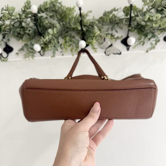 Coach Leather Prairie Women's Satchel Handbag Brown Mocha Mini - Picture 2 of 5